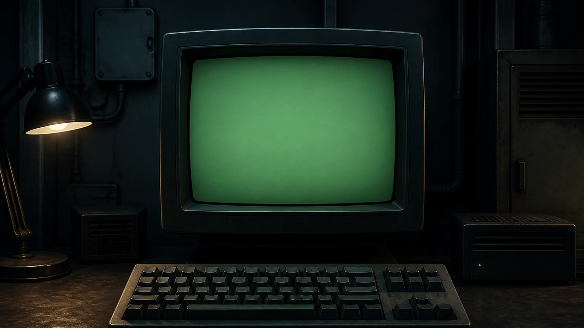 CRT 터미널 포커스 · 16:9