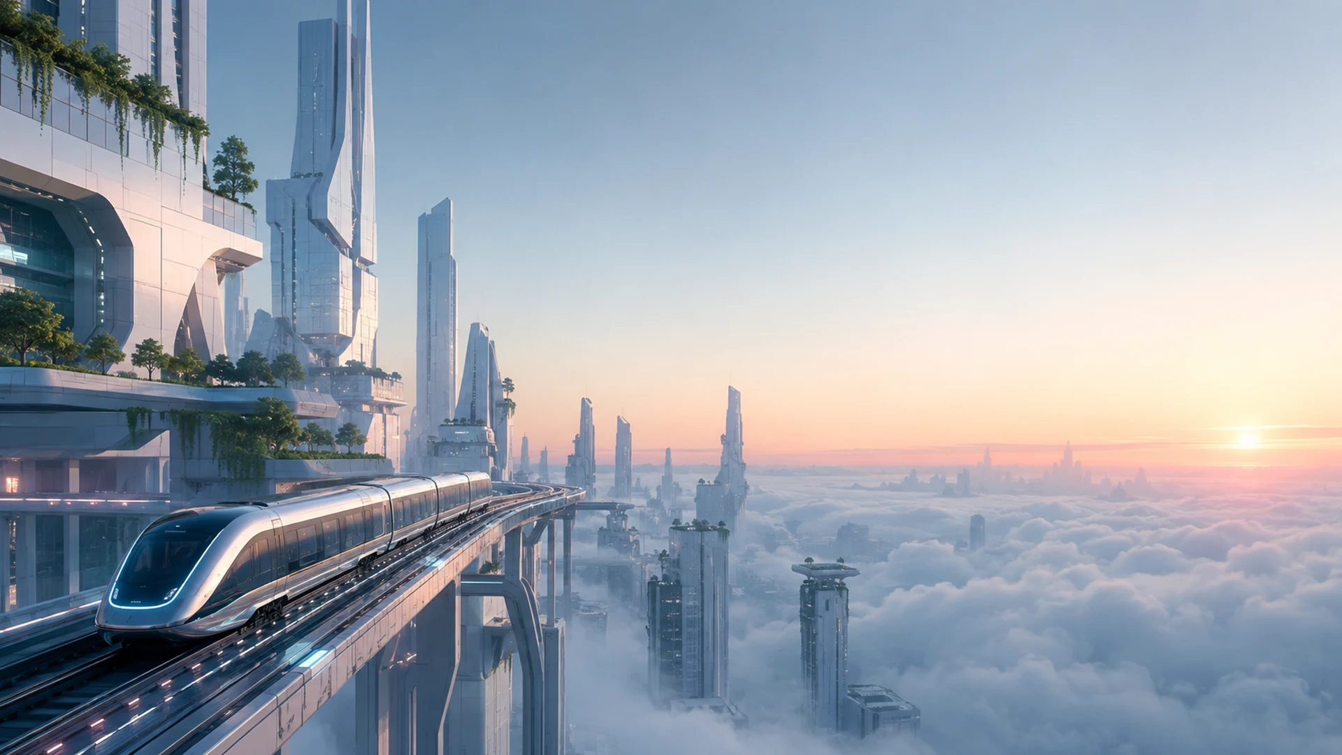 Skyrail im Morgengrauen · 16:9