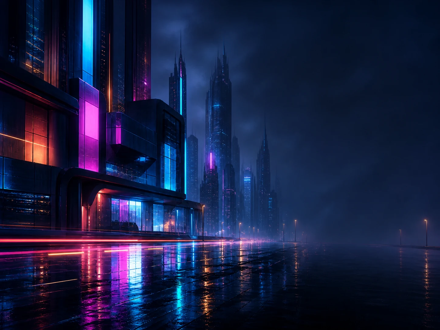 네온 레인 시티 · 4:3