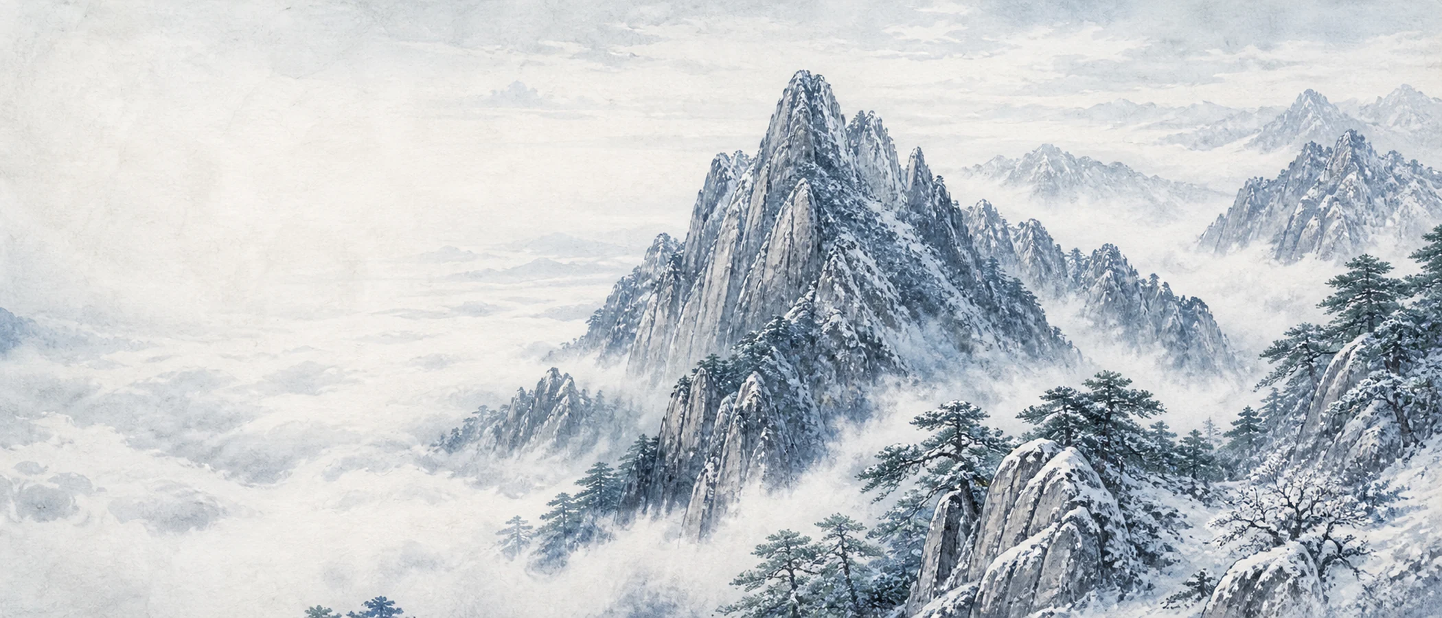설악 겨울 두루마리 · 21:9